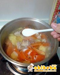 番茄土豆小排汤的做法 步骤8